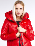 Купить Куртка зимняя женская молодежная красного цвета 1969_14Kr, фото 8
