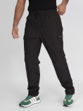 Купить Утепленные спортивные брюки мужские темно-серого цвета 21132TC, фото 7