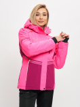 Купить Горнолыжная куртка MTFORCE женская розового цвета 2153R, фото 6
