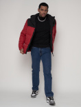 Купить Спортивная куртка MTFORCE мужская красного цвета 2161Kr, фото 13