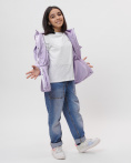 Купить Куртка демисезонная для девочки фиолетового цвета 22001F, фото 3