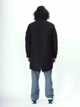 Купить Парка мужская зимняя с мехом черного цвета 2223Ch, фото 19