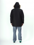 Купить Парка мужская зимняя с мехом черного цвета 2260Ch, фото 27