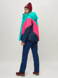 Купить Горнолыжная куртка женская бирюзового цвета 551913Br, фото 13