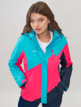 Купить Горнолыжная куртка женская голубого цвета 551913Gl, фото 4