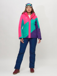 Купить Горнолыжная куртка женская розового цвета 551913R, фото 11