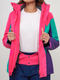 Купить Горнолыжная куртка женская розового цвета 551913R, фото 9
