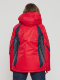 Купить Горнолыжная куртка женская big size красного цвета 552012Kr, фото 4