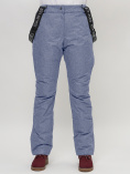 Купить Полукомбинезон брюки горнолыжные женские серого цвета 55223Sr, фото 4