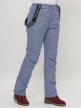 Купить Полукомбинезон брюки горнолыжные женские серого цвета 55223Sr, фото 5