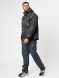 Купить Спортивная куртка мужская зимняя цвета хаки 78018Kh, фото 17