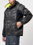 Купить Спортивная куртка мужская зимняя цвета хаки 78018Kh, фото 6