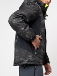 Купить Спортивная куртка мужская зимняя цвета хаки 78018Kh, фото 7