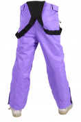 Оптом Брюки горнолыжные подростковые для девочки фиолетового цвета 816F, фото 6