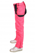 Оптом Брюки горнолыжные подростковые для девочки розового цвета 816R, фото 6