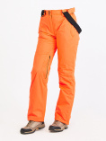 Оптом Брюки горнолыжные женские оранжевого цвета 818O, фото 5