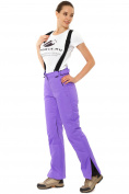 Оптом Брюки горнолыжные женские фиолетового цвета 818F, фото 3