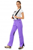 Оптом Брюки горнолыжные женские фиолетового цвета 818F, фото 4