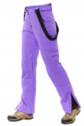 Оптом Брюки горнолыжные женские фиолетового цвета 818F, фото 6
