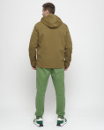 Купить Куртка спортивная мужская с капюшоном бежевого цвета 8596B, фото 5