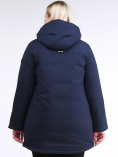 Купить Куртка зимняя женская классическая темно-синего цвета 86-801_16TS, фото 4