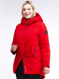 Купить Куртка зимняя женская классическая красного цвета 86-801_4Kr, фото 4