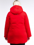 Купить Куртка зимняя женская классическая красного цвета 86-801_4Kr, фото 5
