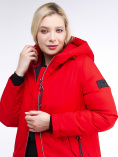 Купить Куртка зимняя женская классическая красного цвета 86-801_4Kr, фото 8
