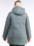 Купить Куртка зимняя женская классическая цвета хаки 86-801_7Kh, фото 5