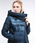 Купить Куртка зимняя женская молодежная стеганная темно-зеленого цвета 870_03TZ, фото 8