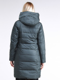 Купить Куртка зимняя женская молодежная стеганная болотного цвета 870_06Bt, фото 4