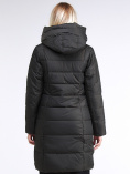 Купить Куртка зимняя женская молодежная стеганная темно-серого цвета 870_13TC, фото 5