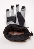 Купить Перчатки мужские горнолыжные серого цвета 88060Sr, фото 5