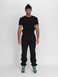 Купить Утепленные спортивные брюки мужские черного цвета 882198Ch, фото 13