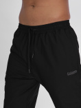 Купить Утепленные спортивные брюки мужские черного цвета 882198Ch, фото 6