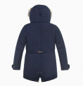 Купить Куртка парка зимняя подростковая для мальчика темно-синего цвета 8836TS, фото 2