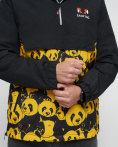 Купить Куртка-анорак спортивная мужская желтого цвета 88629J, фото 11
