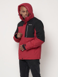 Купить Горнолыжная куртка мужская красного цвета 88822Kr, фото 10