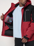 Купить Горнолыжная куртка мужская красного цвета 88822Kr, фото 12