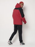 Купить Горнолыжная куртка мужская красного цвета 88822Kr, фото 4