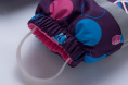 Оптом Комбинезон для девочки зимний фиолетового цвета 8906F, фото 5