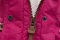 Оптом Куртка парка зимняя подростковая для девочки малинового цвета 8934M, фото 10