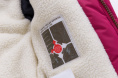 Оптом Куртка парка зимняя подростковая для девочки малинового цвета 8934M, фото 7