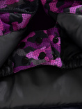 Оптом Горнолыжный костюм Valianly для девочки темно-фиолетового цвета 9016TF, фото 9