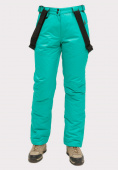 Оптом Брюки горнолыжные женские зеленого цвета 905-1Z, фото 4