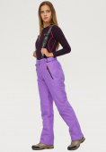 Купить Брюки горнолыжные женские фиолетового цвета 906F, фото 3