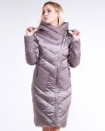 Купить Куртка зимняя женская классическая бежевого цвета 9102_12B, фото 3