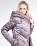 Купить Куртка зимняя женская классическая бежевого цвета 9102_12B, фото 7