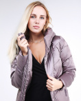 Купить Куртка зимняя женская классическая бежевого цвета 9102_12B, фото 8