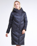 Купить Куртка зимняя женская классическая темно-серого цвета 9102_29TС, фото 3